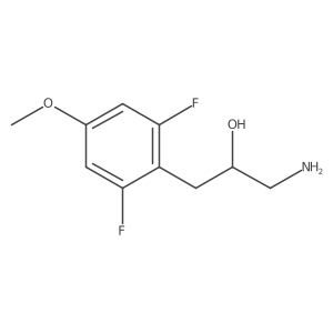 1-Amino-3-(2,6-difluoro-4-methoxyphenyl)propan-2-ol结构式