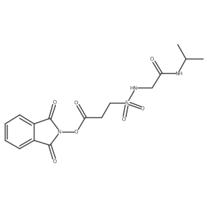 1,3-dioxo-2,3-dihydro-1H-isoindol-2-yl 3-({[(propan-2-yl)carbamoyl]methyl}sulfamoyl)propanoate Structure