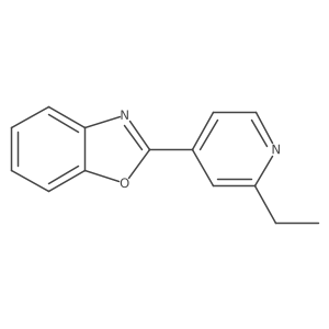 2-(2-Ethyl-4-pyridinyl)benzoxazole Structure