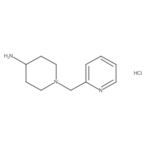 1-(Pyridin-2-ylmethyl)piperidin-4-amine hydrochloride结构式