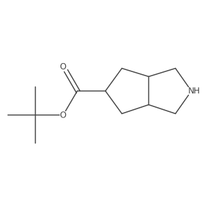 rel-(3aR,5S,6aS)-5-Boc-octahydrocyclopenta[c]pyrrole结构式