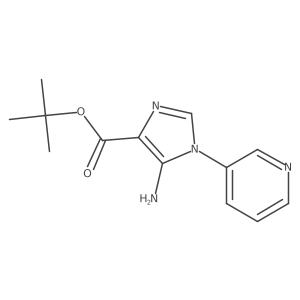 tert-butyl 5-amino-1-(pyridin-3-yl)-1H-imidazole-4-carboxylate结构式