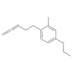 4-Ethoxy-1-(2-isocyanatoethyl)-2-methylbenzene Structure