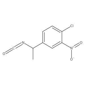 1-Chloro-4-(1-isocyanatoethyl)-2-nitrobenzene结构式