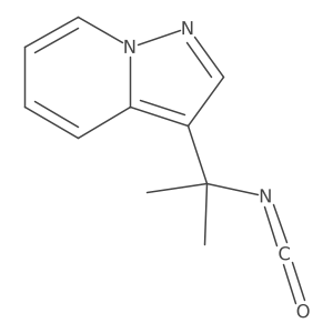 3-(2-Isocyanatopropan-2-yl)pyrazolo[1,5-a]pyridine Structure