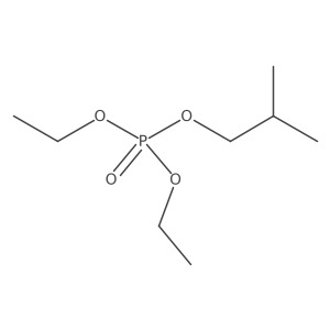 Phosphoric acid diethyl ester isobutyl ester结构式