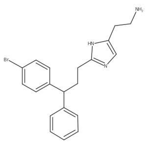 2-[3-(4-Bromophenyl)-3-phenylpropyl]-1H-imidazole-5-ethanamine结构式