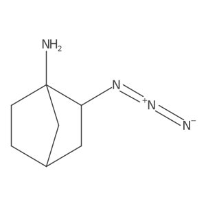 rac-(1R,2R,4S)-2-azidobicyclo[2.2.1]heptan-1-amine结构式