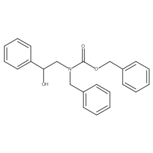 benzyl N-benzyl-N-(2-hydroxy-2-phenylethyl)carbamate Structure