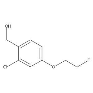 (2-Chloro-4-(2-fluoroethoxy)phenyl)methanol结构式