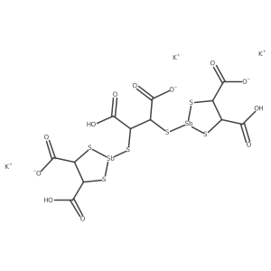 Stibocaptate tripotassium Structure