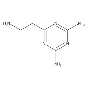 6-(2-Aminoethyl)-1,3,5-triazine-2,4-diamine Structure