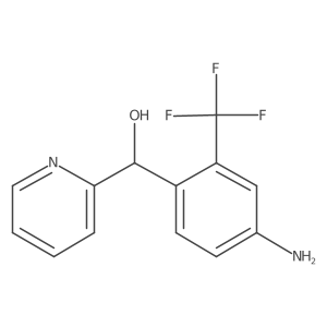 [4-Amino-2-(trifluoromethyl)phenyl](2-pyridyl)methanol Structure