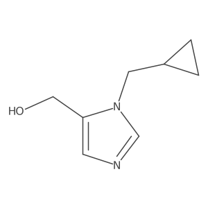 (1-(cyclopropylmethyl)-1H-imidazol-5-yl)methanol Structure