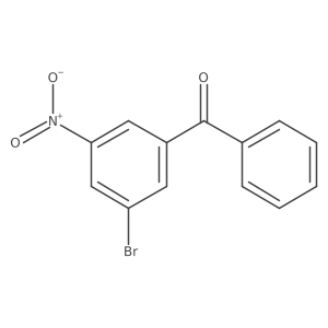 Methanone, (3-bromo-5-nitrophenyl)phenyl-结构式