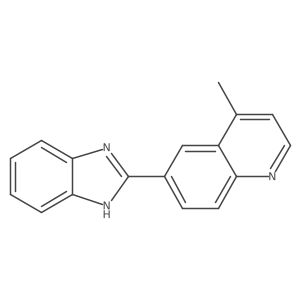 Quinoline,6-(1h-benzo[d]imidazol-2-yl)-4-methyl-结构式