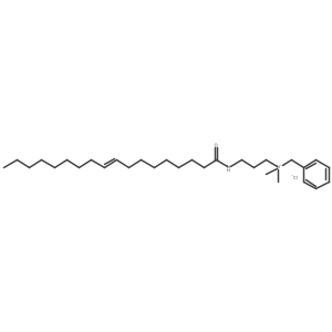 Benzyl(3-oleamidopropyl)dimethylammonium chloride结构式
