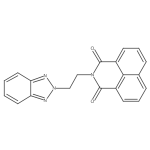 2-[2-(2H-Benzotriazol-2-yl)ethyl]-1H-benz[de]isoquinoline-1,3(2H)-dione Structure