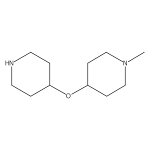 1-Methyl-4-(piperidin-4-yloxy)piperidine结构式