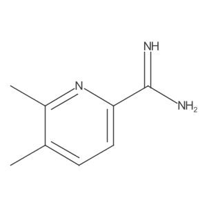 5,6-Dimethyl-2-pyridinecarboximidamide Structure