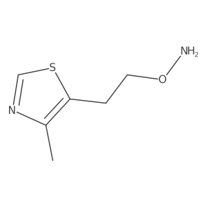 o-(2-(4-Methylthiazol-5-yl)ethyl)hydroxylamine结构式