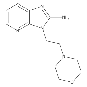 3-[2-(4-Morpholinyl)ethyl]-3H-imidazo[4,5-b]pyridin-2-amine结构式