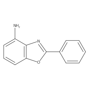 2-Phenyl-1,3-benzoxazol-4-amine结构式