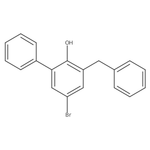 6-Benzyl-4-bromo-2-phenylphenol Structure