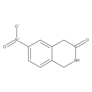 1,2-dihydro-6-nitroisoquinolin-3(4H)-one结构式