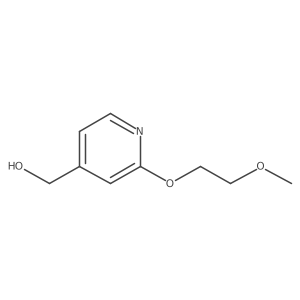 [2-(2-Methoxyethoxy)pyridin-4-yl]methanol Structure