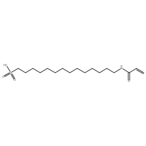 (Acryloylamino)tetradecane-1-sulphonic acid结构式