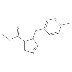 methyl 1-(4-methylbenzyl)-1H-imidazole-5-carboxylate Structure