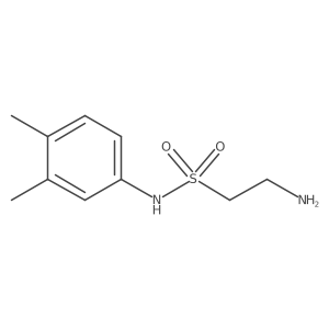 2-amino-N-(3,4-dimethylphenyl)ethanesulfonamide Structure