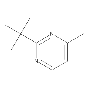 2-Tert-butyl-4-methylpyrimidine结构式