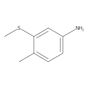4-Methyl-3-(methylsulfanyl)aniline结构式