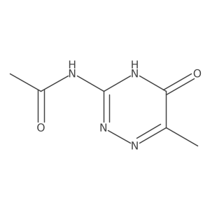 N-(6-Methyl-5-oxo-2,5-dihydro-1,2,4-triazin-3-yl)acetamide Structure