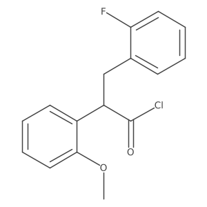 2-Fluoro-I+/--(2-methoxyphenyl)benzenepropanoyl chloride结构式