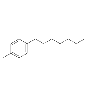 [(2,4-Dimethylphenyl)methyl](pentyl)amine Structure