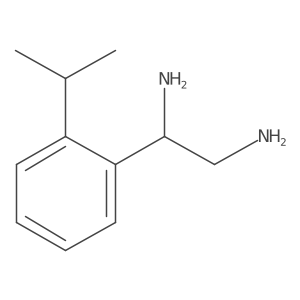 1-(2-Isopropylphenyl)ethane-1,2-diamine结构式