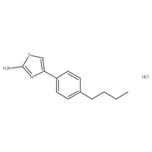 4-(4-Butylphenyl)thiazol-2-amine hydrochloride Structure