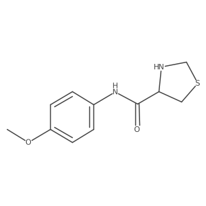 N-(4-methoxyphenyl)-1,3-thiazolidine-4-carboxamide Structure
