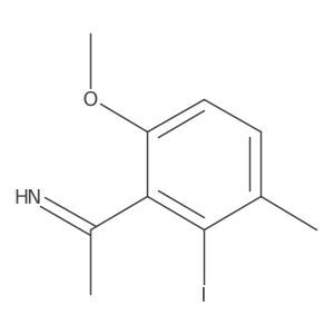 2-Iodo-6-methoxy-I+/-,3-dimethylbenzenemethanimine结构式