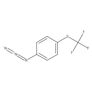 1-Azido-4-(trifluoromethylsulfanyl)benzene Structure
