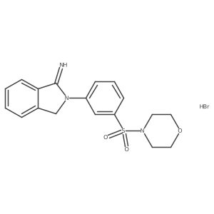 2-[3-(Morpholin-4-ylsulfonyl)phenyl]isoindolin-1-imine hydrobromide Structure