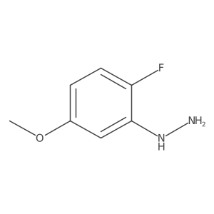 2-Fluoro-5-methoxyphenylhydrazine Structure