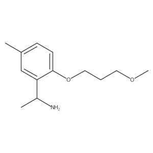 1-[2-(3-Methoxypropoxy)-5-methylphenyl]-ethylamine结构式