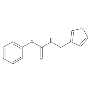 Phenyl (thiophen-3-ylmethyl)carbamate Structure