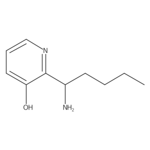 (S)-2-(1-Aminopentyl)pyridin-3-ol结构式
