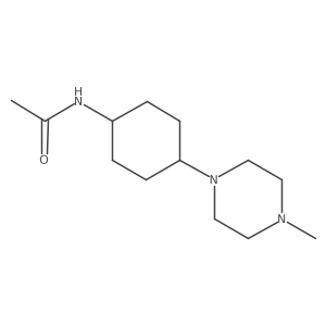 N-[4-(4-methylpiperazin-1-yl)cyclohexyl]acetamide Structure