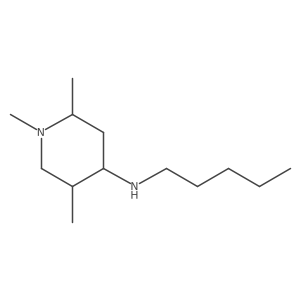 1,2,5-trimethyl-N-pentylpiperidin-4-amine Structure